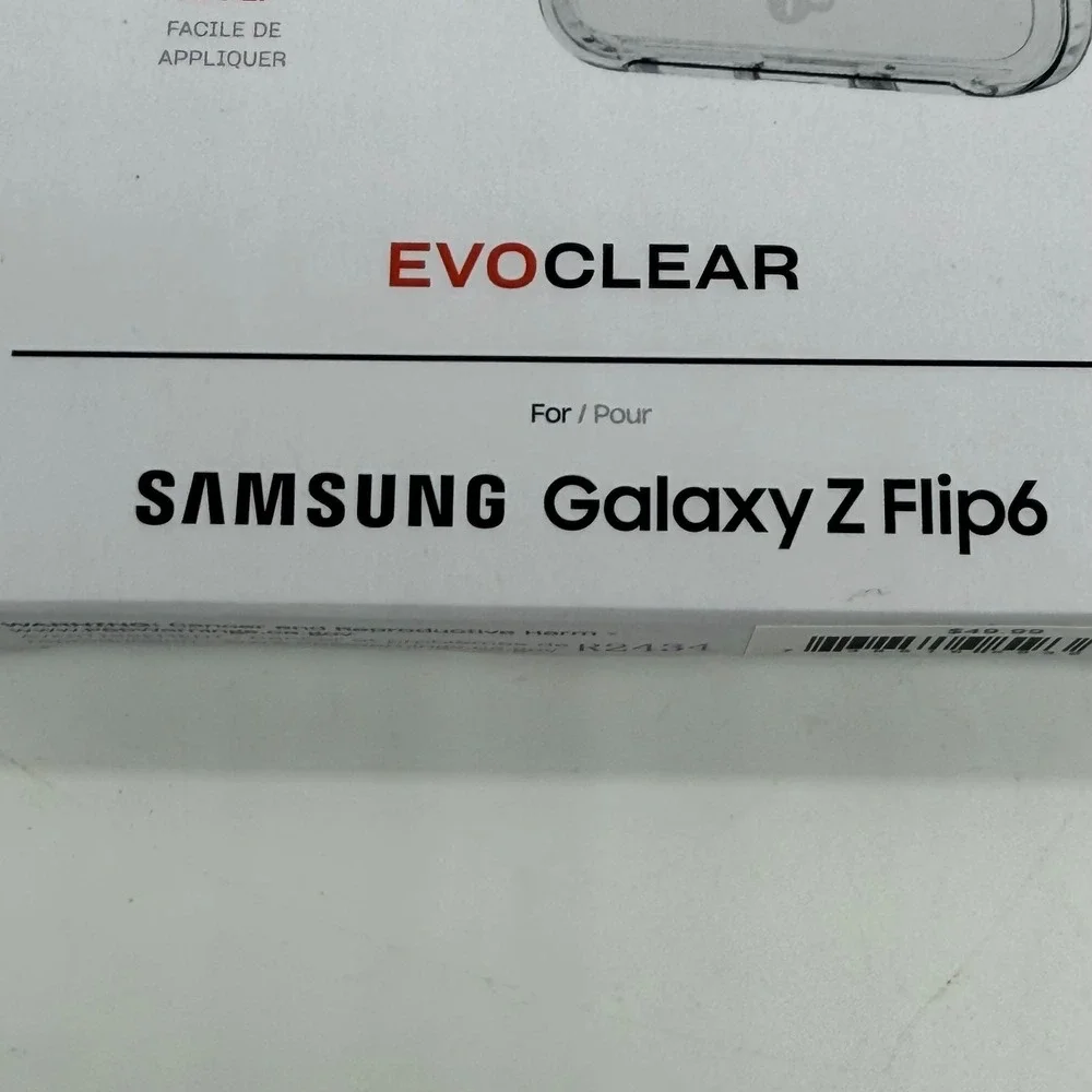 Tech21 EvoClear Phone Case Clear 12' Drop Protection For Samsung Galaxy Z Flip6